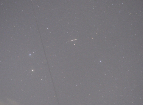 ふたご座流星群の写真