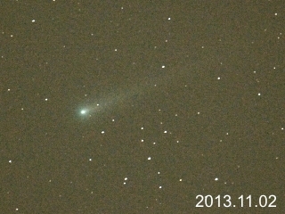 アイソン彗星の写真