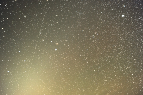 人工衛星の写真
