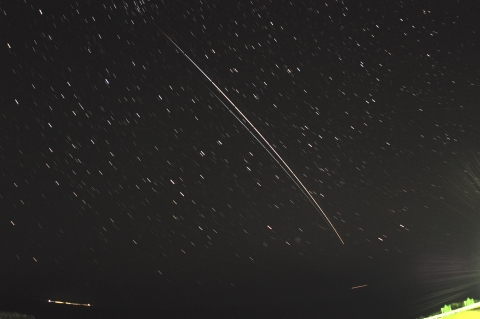 人工衛星の写真