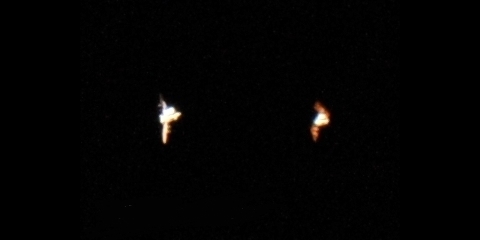 人工衛星の写真