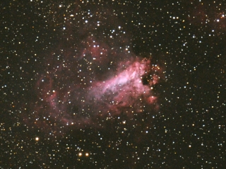 輝線星雲M17の写真