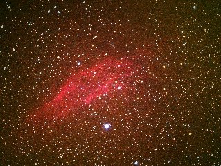 反射星雲NGC1449の写真